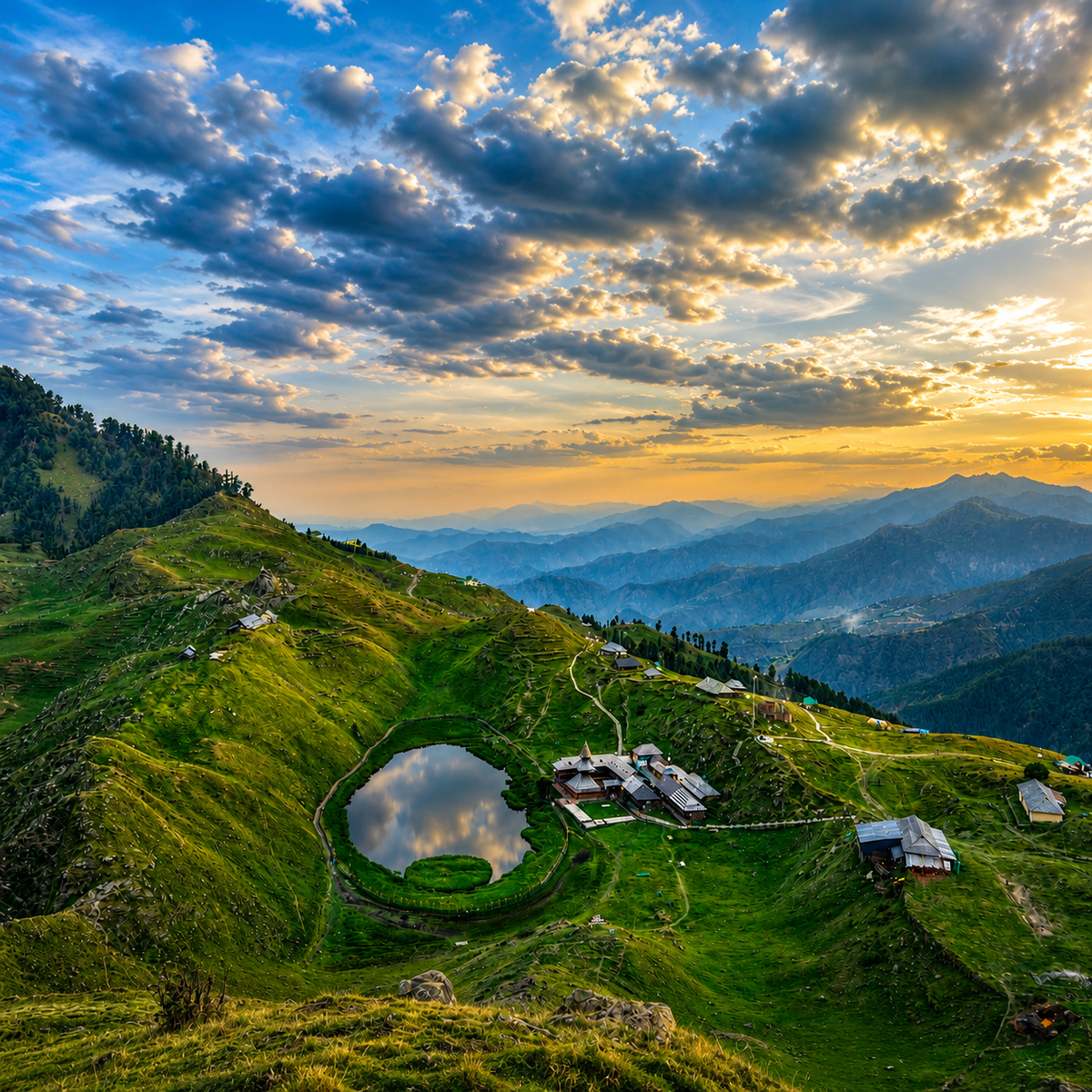 Prashar Lake, Empty Trails , Himachal Pradesh
